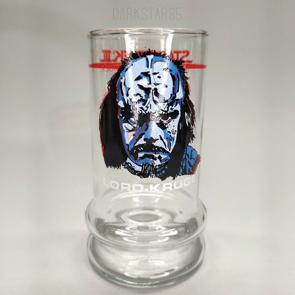 1984 Taco Bell Star Trek III The Search for Spock Lord Kruge Collectible Glass